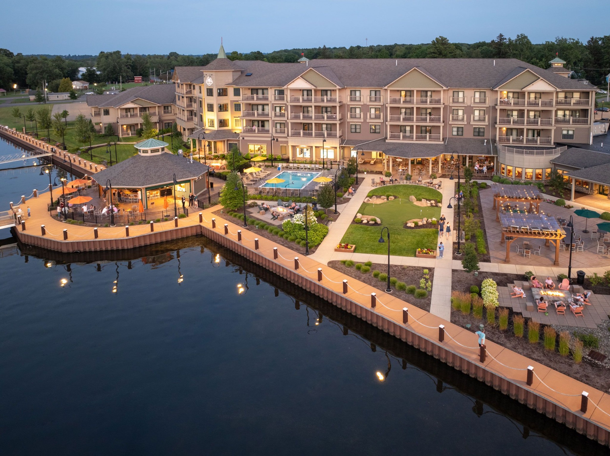Chautauqua Harbor Hotel on the lake
